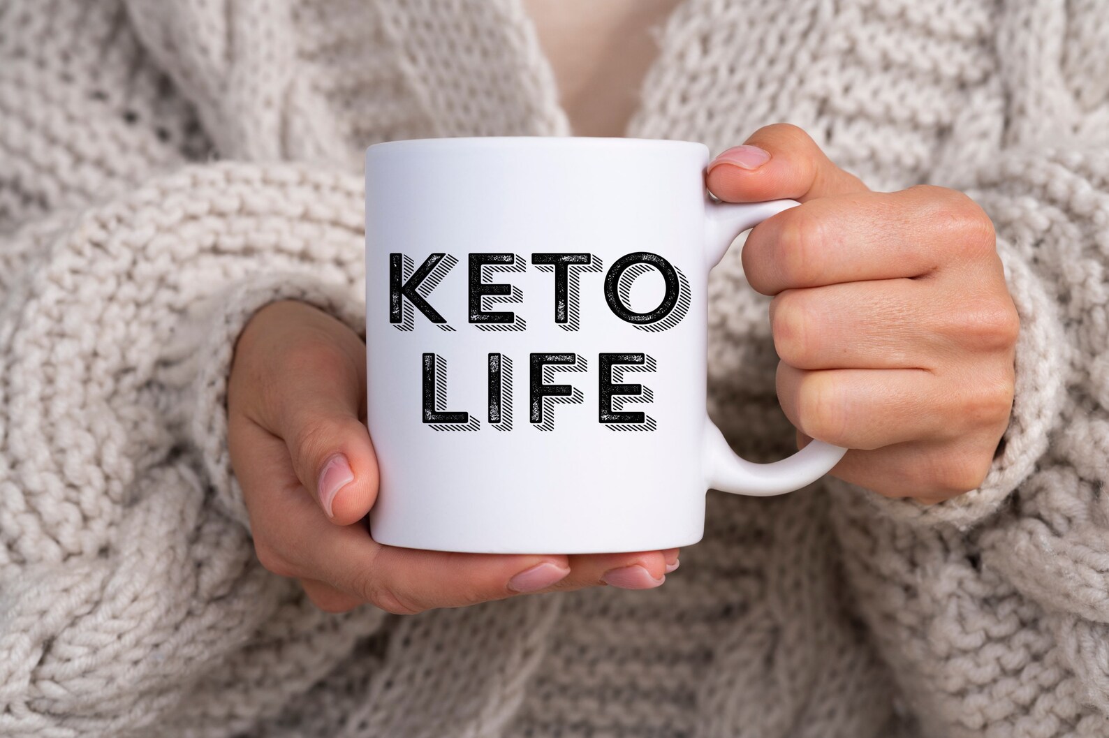 Keto Life Mug Gift, Bulletproof Coffee, Coffee Lover, Keto Mug, Keto