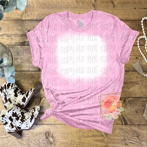 Bella Canvas 3001CVC blass pink gebleicht mock up