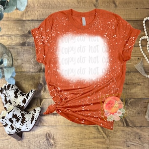 Bella canvas 3001CVC heather Autumn bleached mock up
