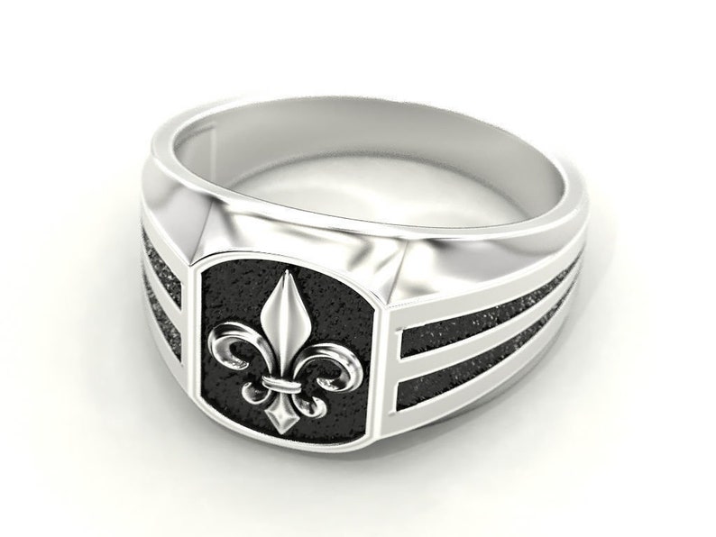 Bague Fleur de Lys Varouxi Argent 925 image 2