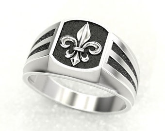 Bague Fleur de Lys Varouxi Argent 925