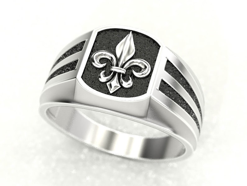 Bague Fleur de Lys Varouxi Argent 925 image 1