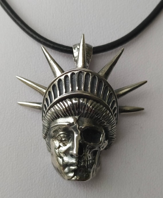 Statue of Liberty of the United States Silver 925 Handmade Etsy