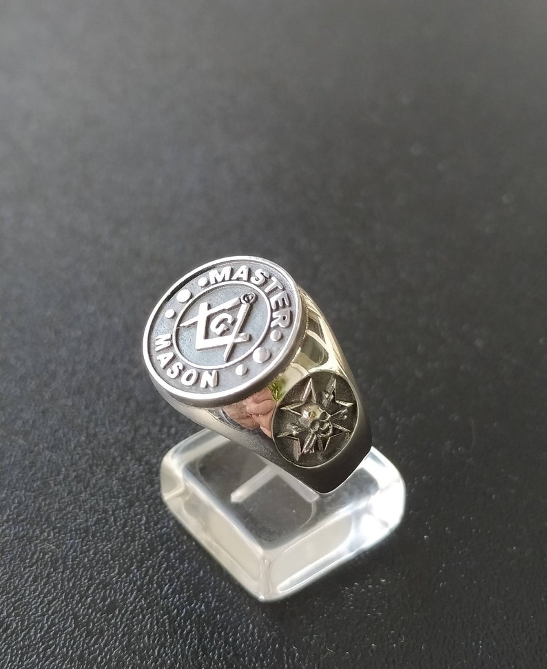 Master Masonic Ring Handmade Freemasonry SILVER 925 - Etsy