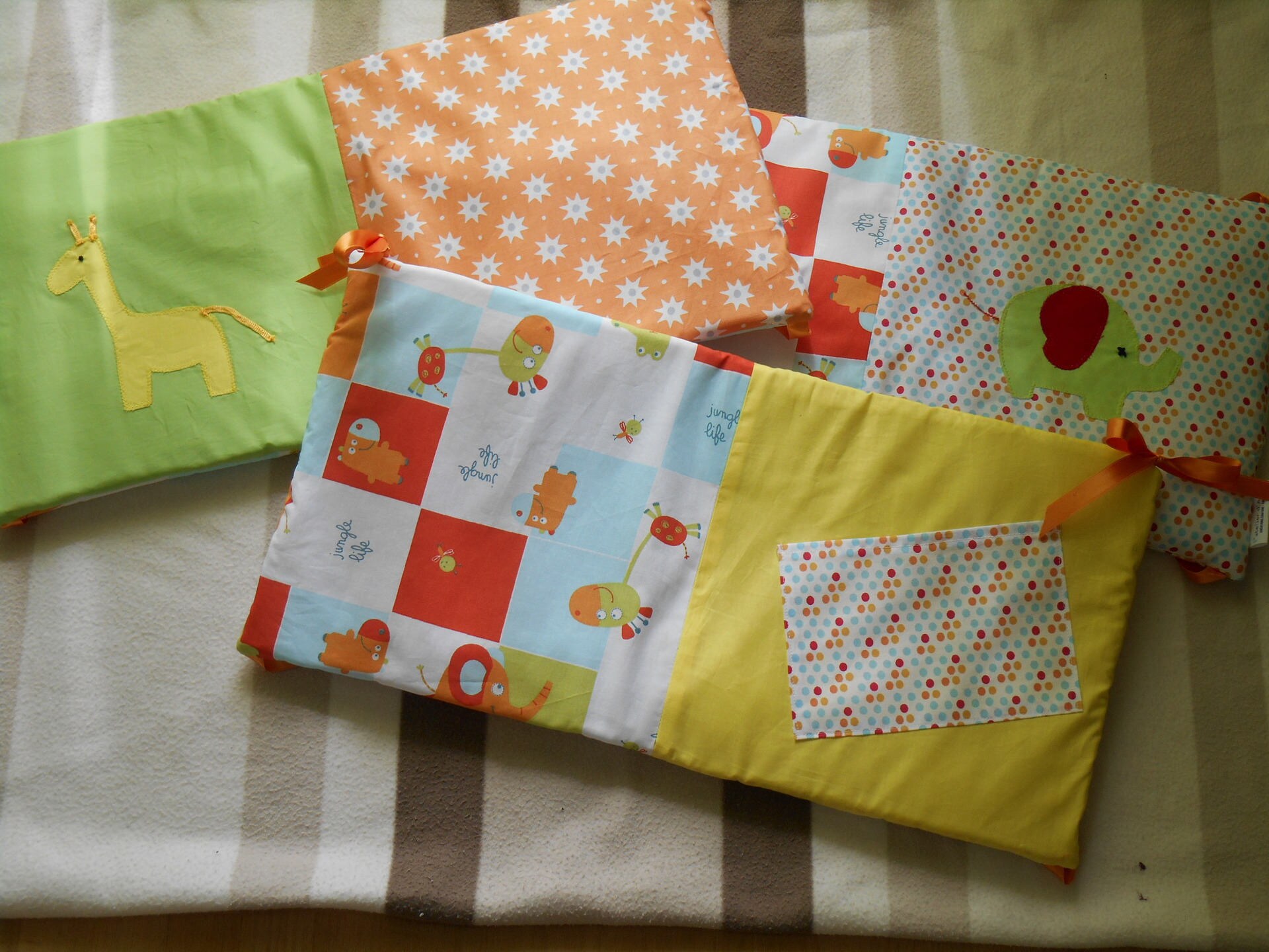 Promo - Tour de Lit 3 Coussins Animaux