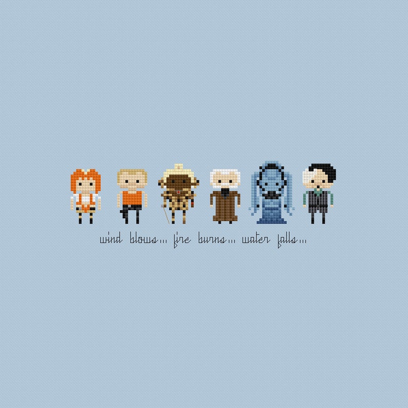 The Fifth Element Minis Cross Stitch Pattern PDF Instant Download image 2
