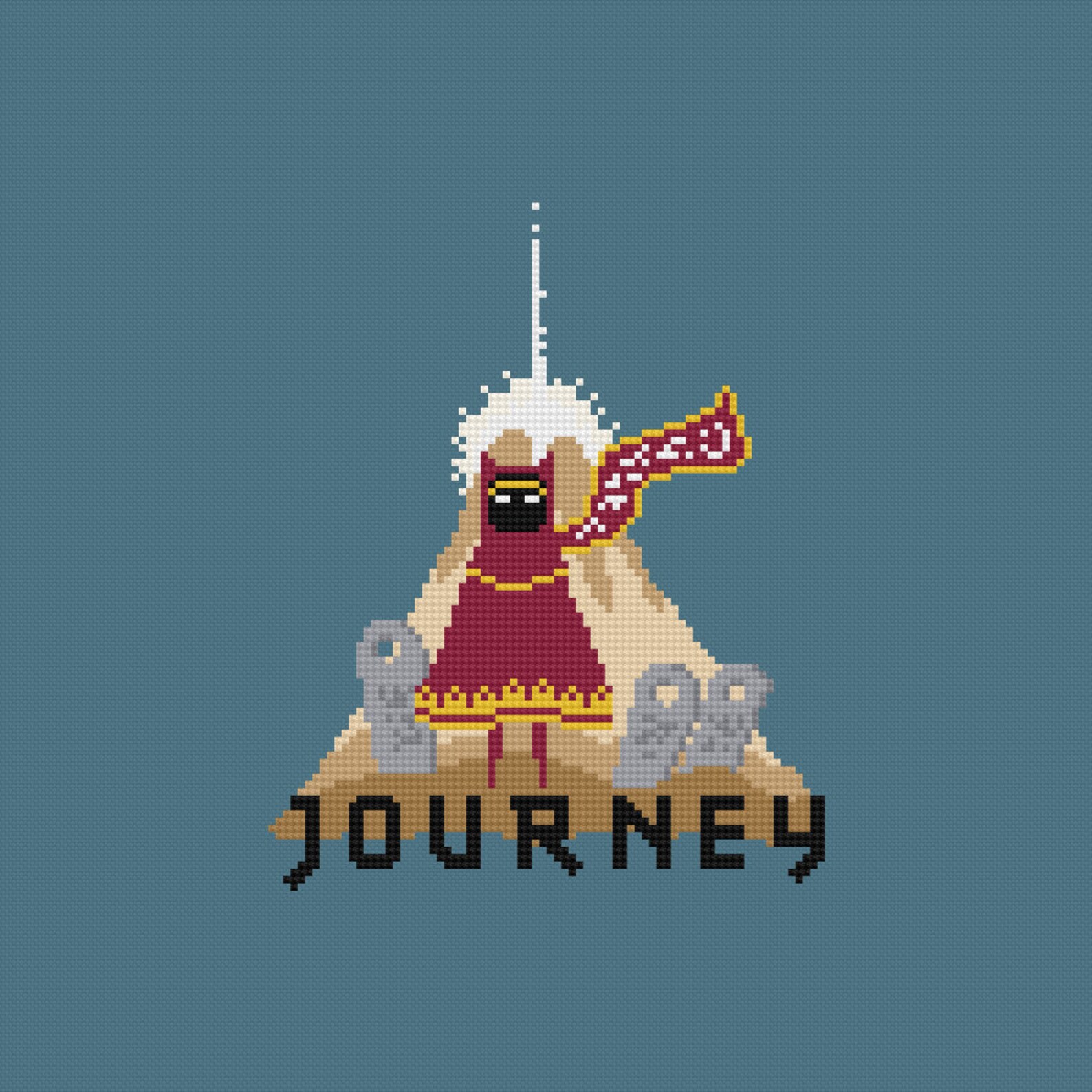 Journey Video Game Cross Stitch Pattern PDF Instant Download Etsy