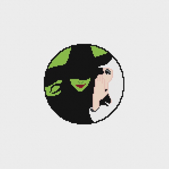 Wicked Musical Cross Stitch Pattern Pdf Instant Download Etsy