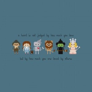 The Wizard of Oz Quote Cross Stitch Pattern PDF Instant Download image 3