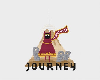 Journey Video Game Cross Stitch Pattern PDF Instant Download