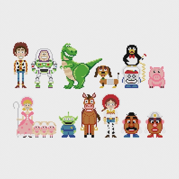 Toy Story Cross Stitch Charts