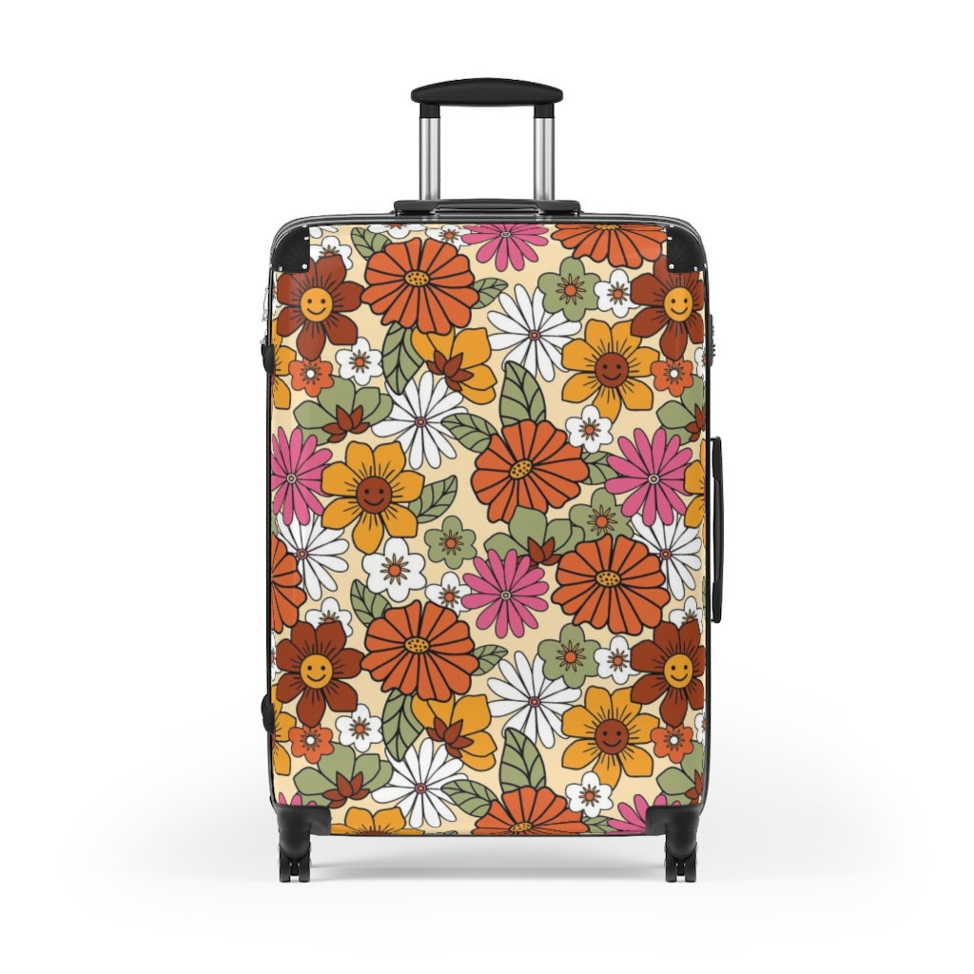 Discover Vintage Floral Suitcase