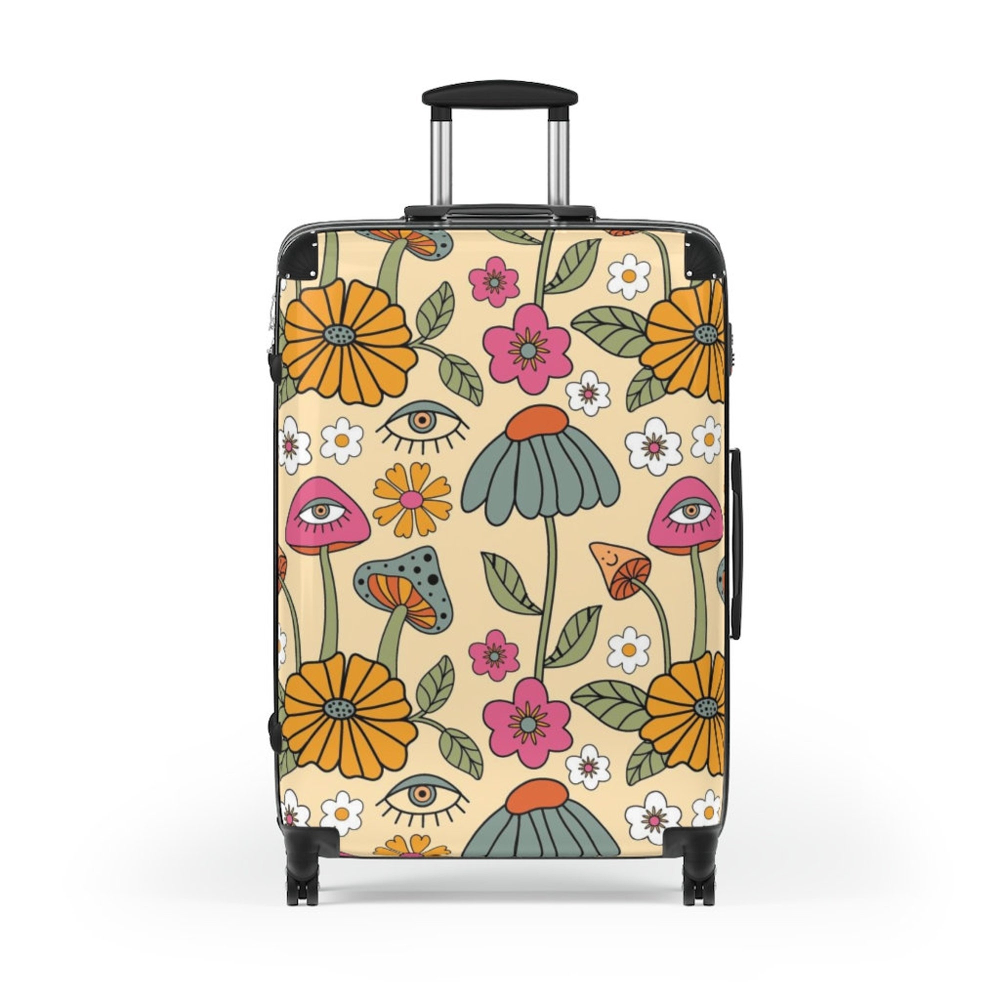 Discover Shrooms & Blooms Hippie Suitcase