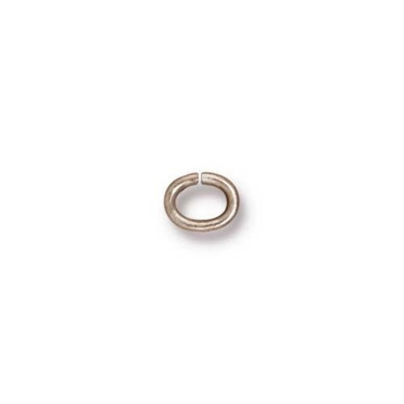 TierraCast Medium Oval Jump Ring 20 Gauge 4x3mm ID sold per 20 pack all finishes