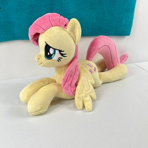 CUSTOM Shy Fluttershy Laying Pony Plush