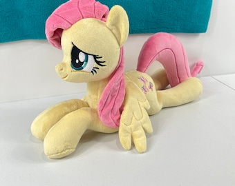 CUSTOM Shy Fluttershy Laying Pony Plush