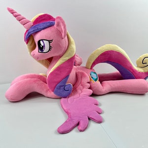 CUSTOM Princess Cadence Laying Pony Plush
