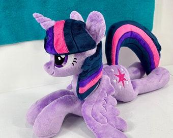 CUSTOM Twilight Laying Pony Plush