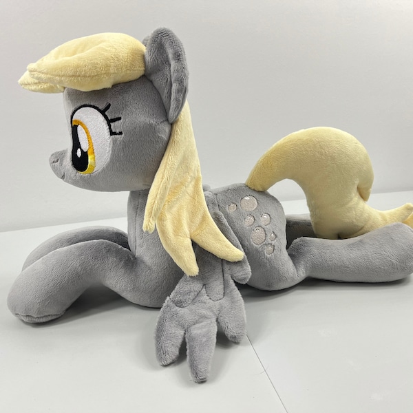 CUSTOM Derpy Hooves Laying Pony Plush