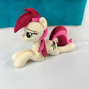CUSTOM Flirty Roseluck Laying Pony Plush