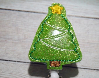 Christmas Tree Badge Reel