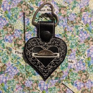 Heart Aldi Quarter Holder Keychain