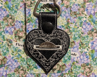 Heart Aldi Quarter Keychain Holder