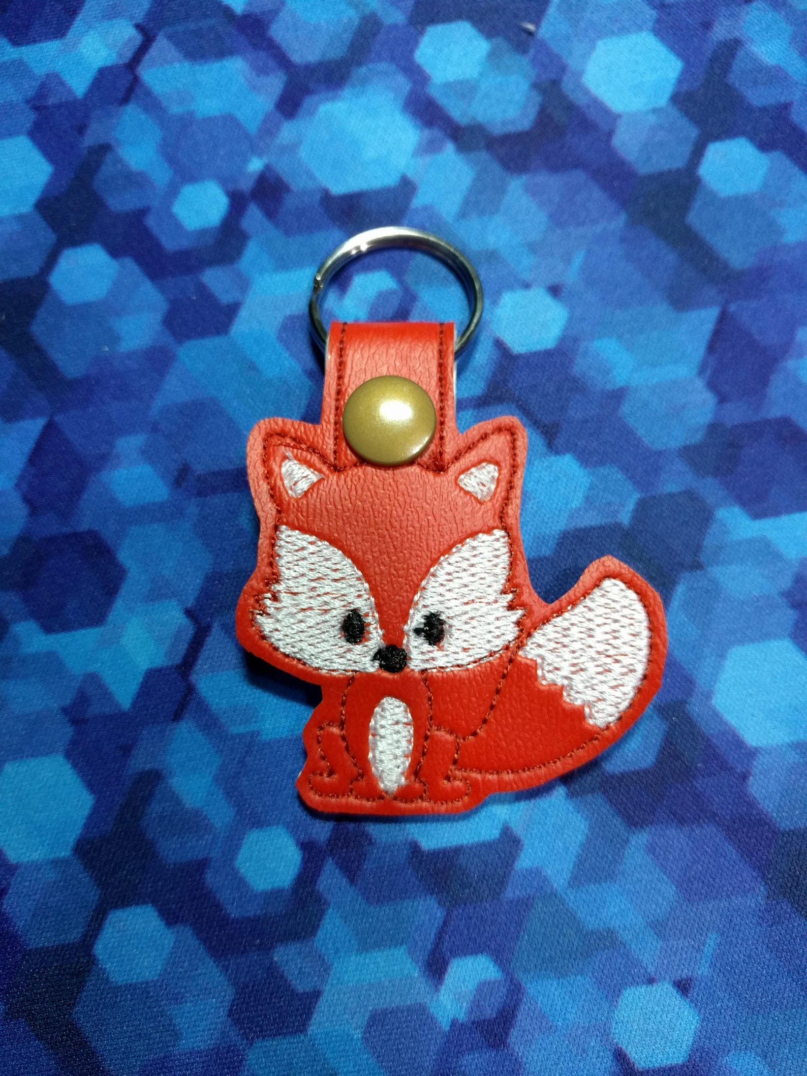 Fox Keychain Fox Key Chain Fox Key Fob Stocking Stuffer Etsy