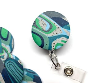 Abstract Art Badge Reel
