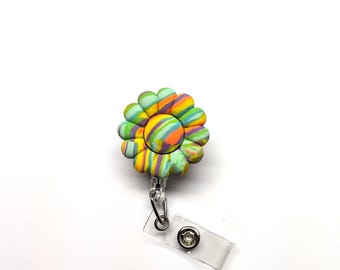 Flower Badge Reel