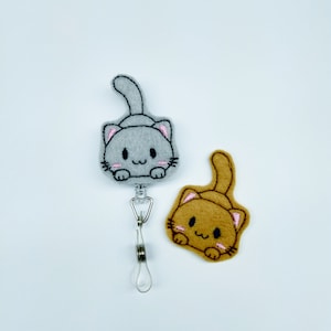 Kitten Cat Badge Reel