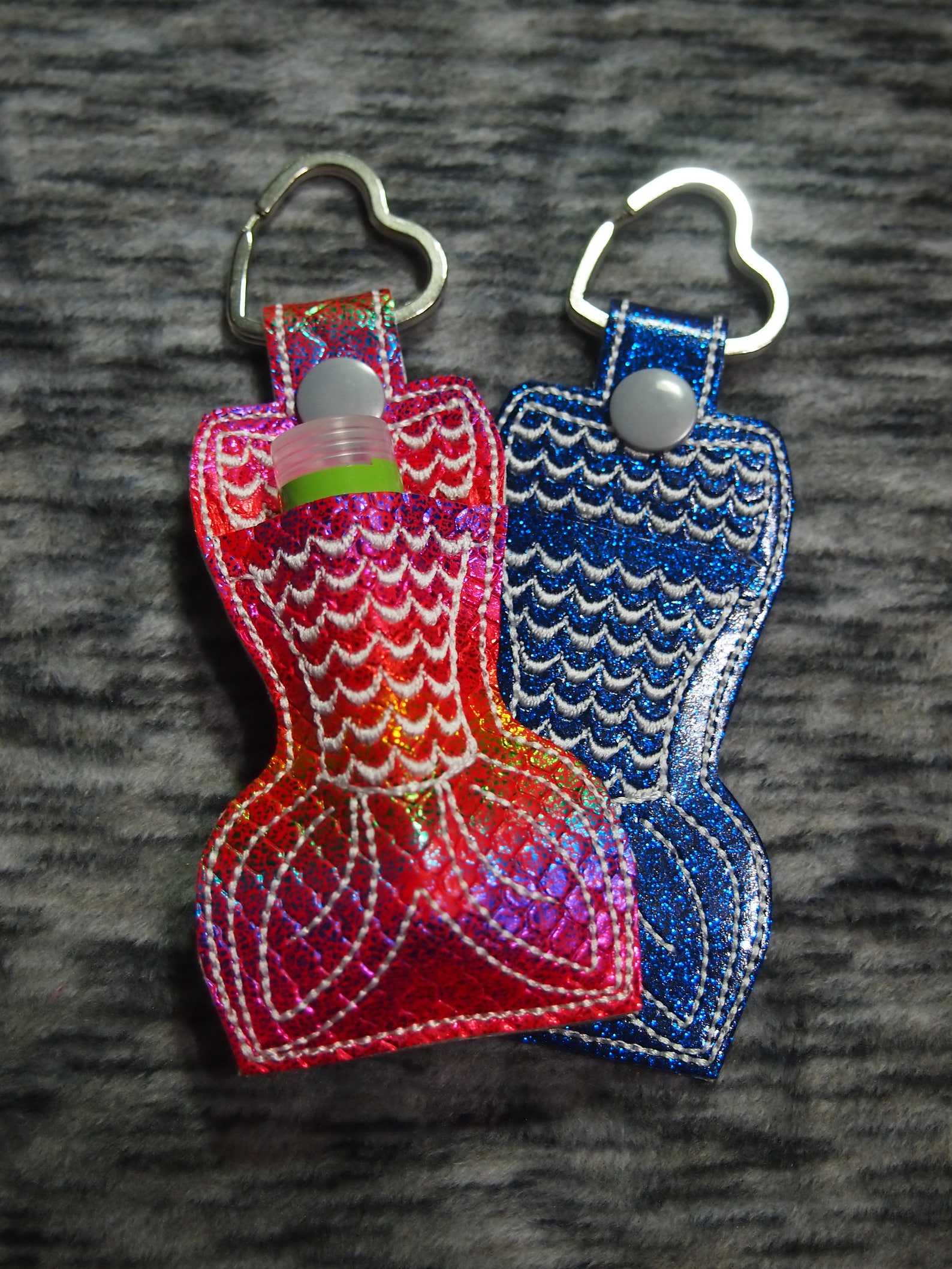 Mermaid Lip Balm Holder Lip Balm Keychain Chap Stick Case Etsy