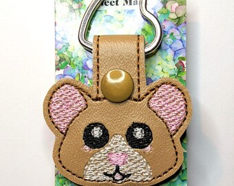 Cute Hamster Keychain
