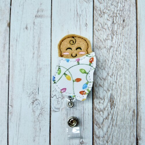 Badge Holder Labor and Delivery Nurse Badge Reel NICU Etsy