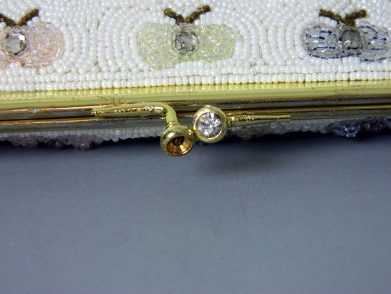 Vintage 1950's Jolles Original Beaded Clutch Hand… - image 7