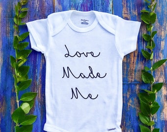 Love Made Me Onesie