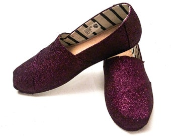 multi party glitter toms