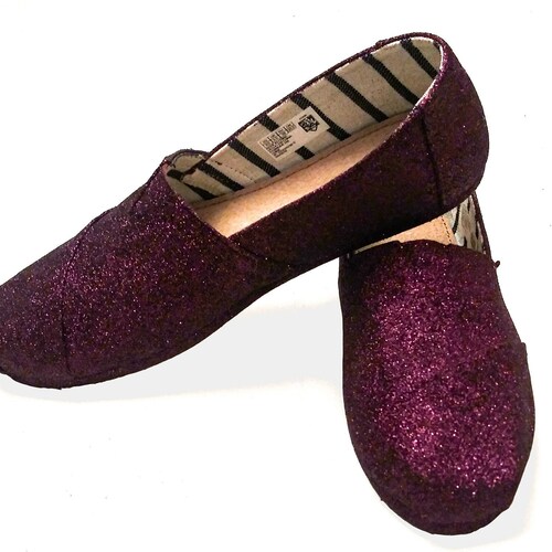 glitter tom shoes