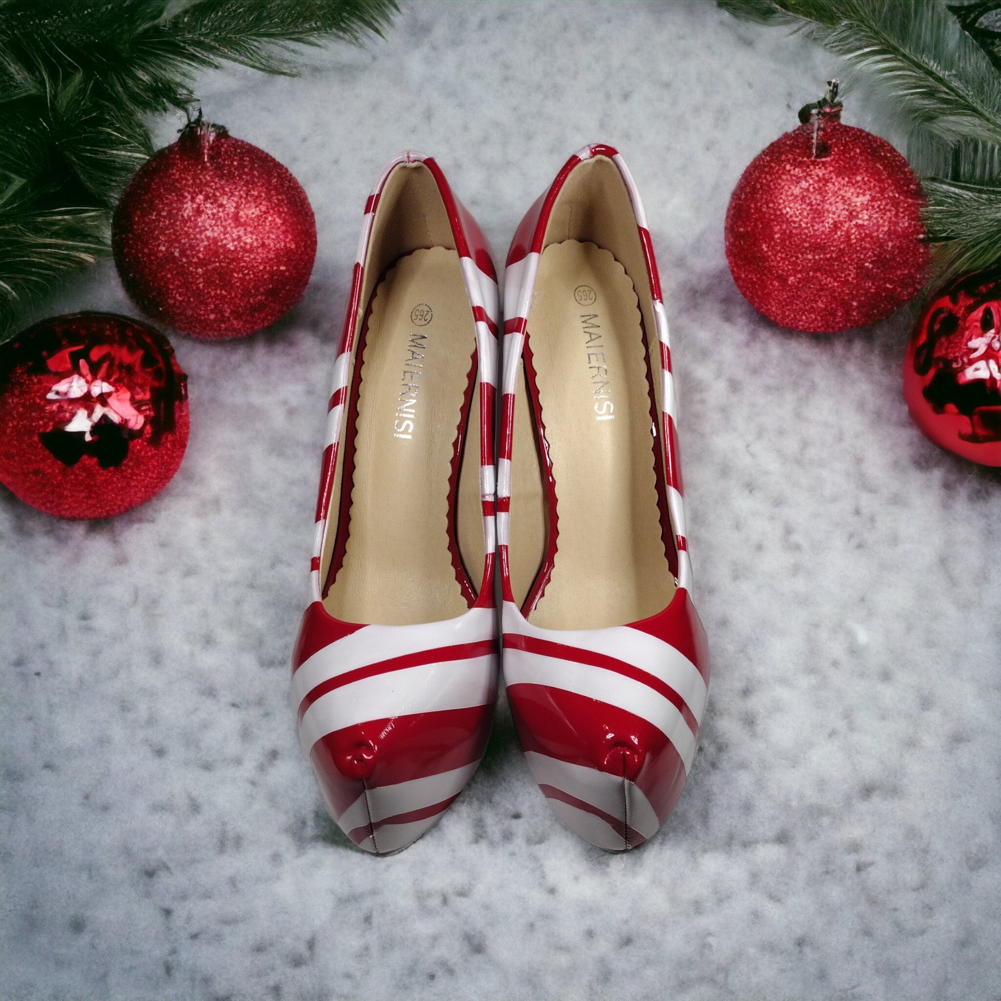 Candy cane boots new arrivals