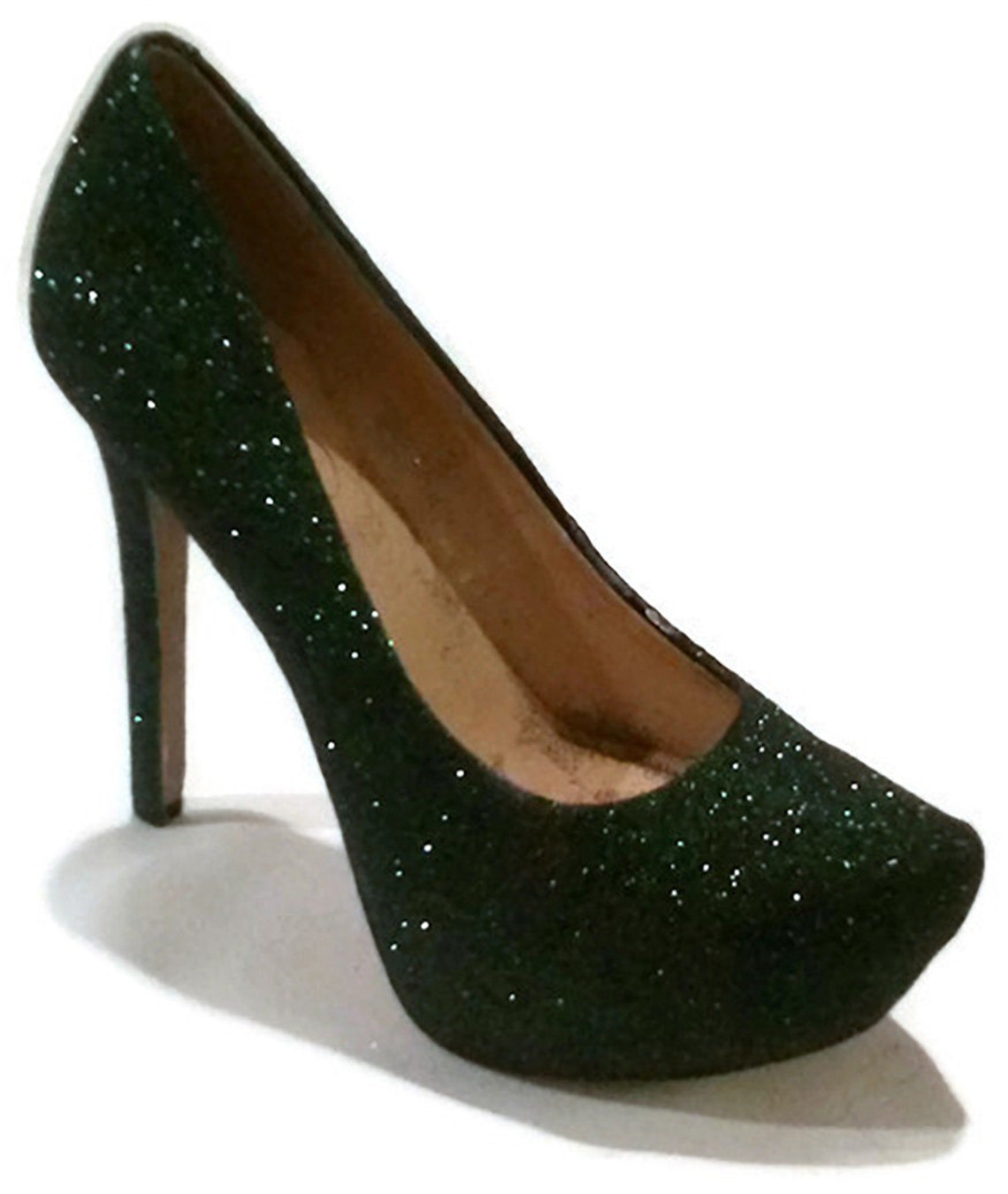 short black sparkly heels