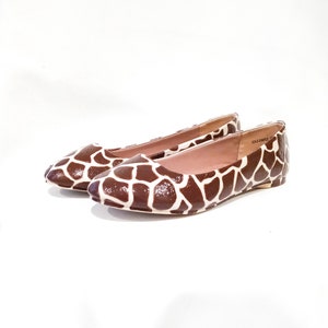 giraffe print flats