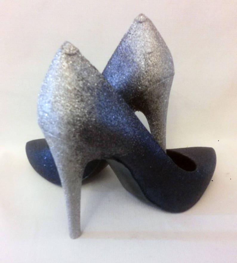 navy blue sparkle shoes