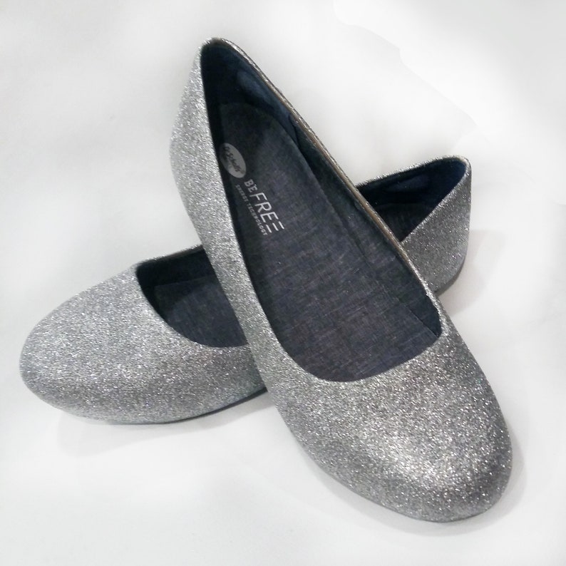 sparkly bridal flats