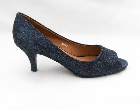 Glitter heels Vince Camuto Navy size 36 EU in Glitter - 29288010