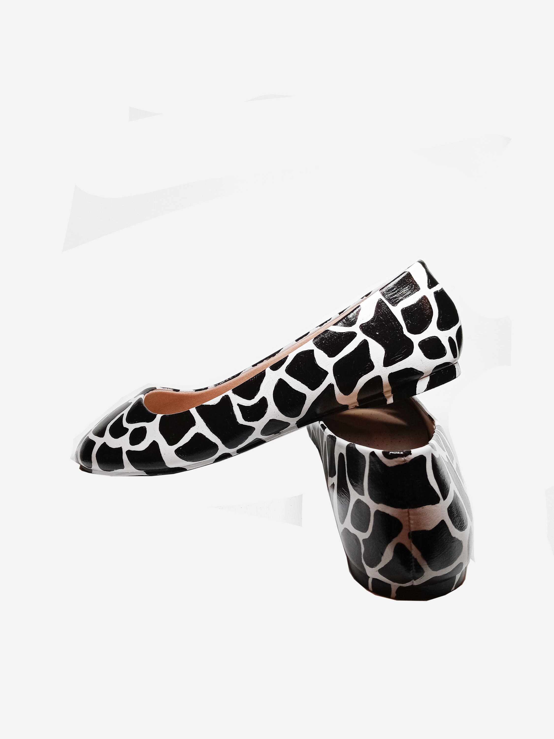 giraffe print flats