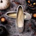 Spider Silk – Hand-Painted Spider Web Flats