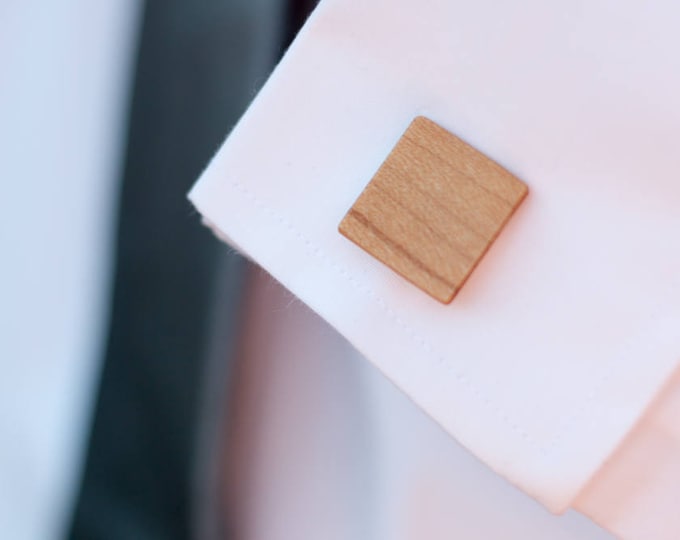 Wood Cuff Links - Maple