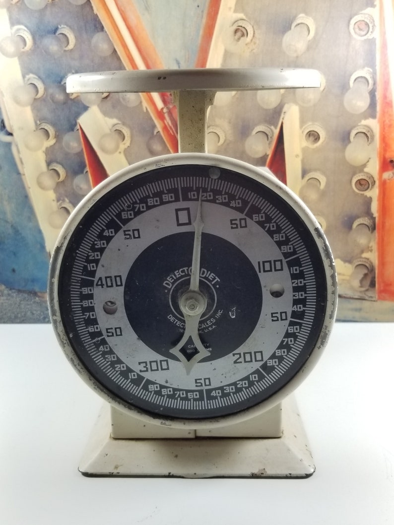 Vintage DetectoScale Kitchen Scale Etsy