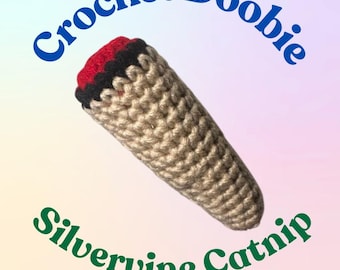 Crochet Silvervine Cat Toy: Handmade Novelty Cat Kicker