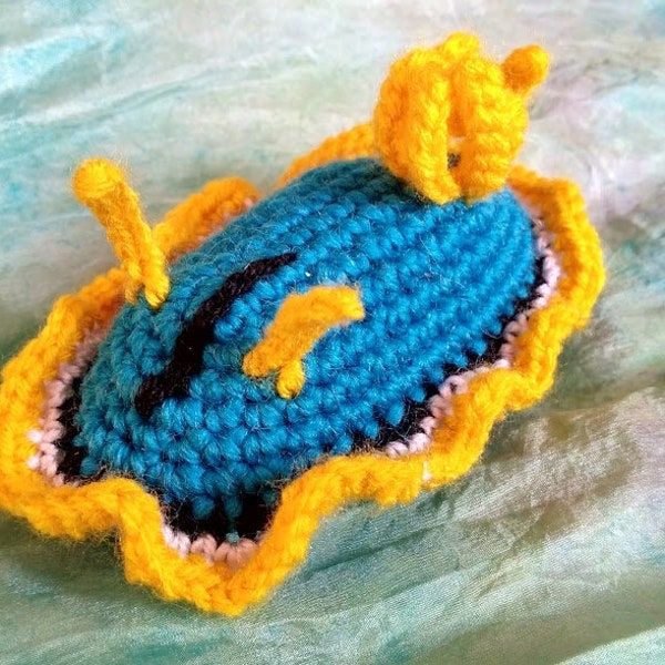 Patrón: Nudibranquio a crochet